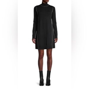 Max Studio Highneck Sweater Dress